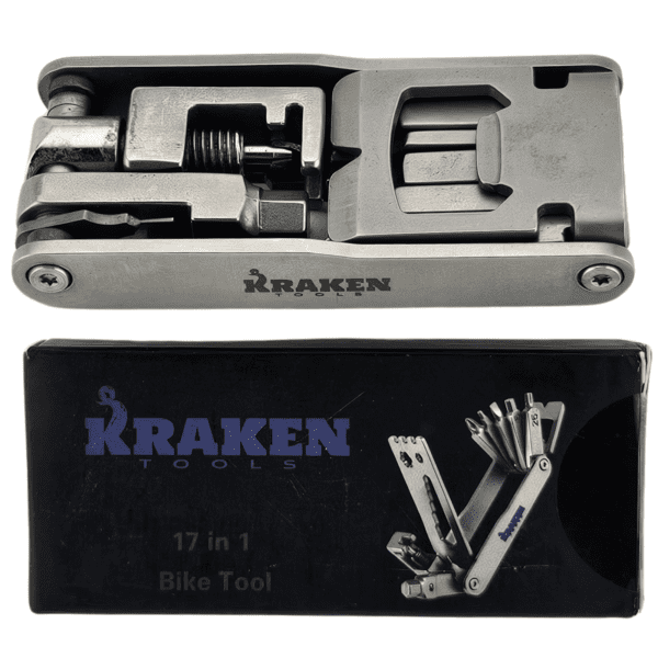 Kraken Tools 17-in-1 Stainless Steel Bicycle Multi-Tool - Image 9