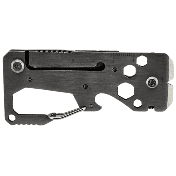 Kraken Tools 10-in-1 Stainless Steel EDC Multi-Tool with Carabiner - Image 5