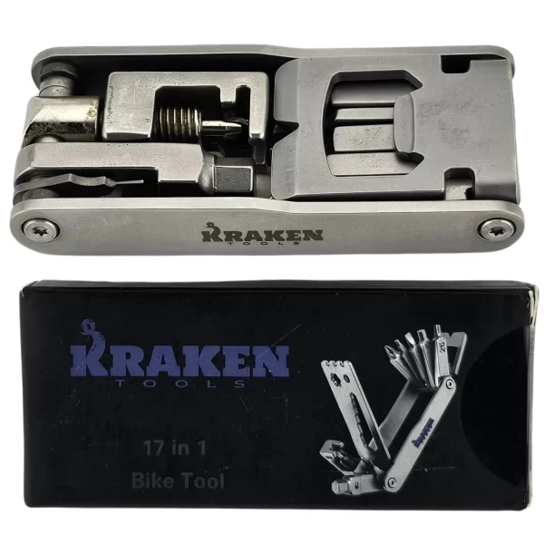 Kraken Tools 17-in-1 Stainless Steel Bicycle Multi-Tool - Image 8