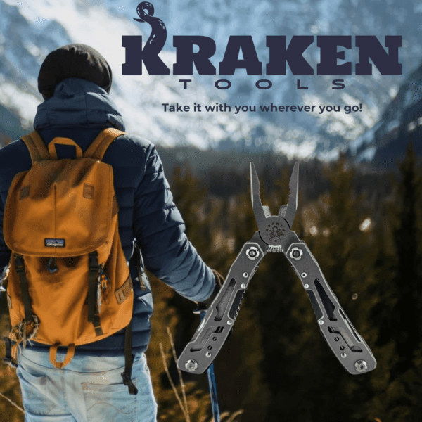 Kraken Tools 14-in-1 Stainless Steel Multi-Tool Pliers - Image 2