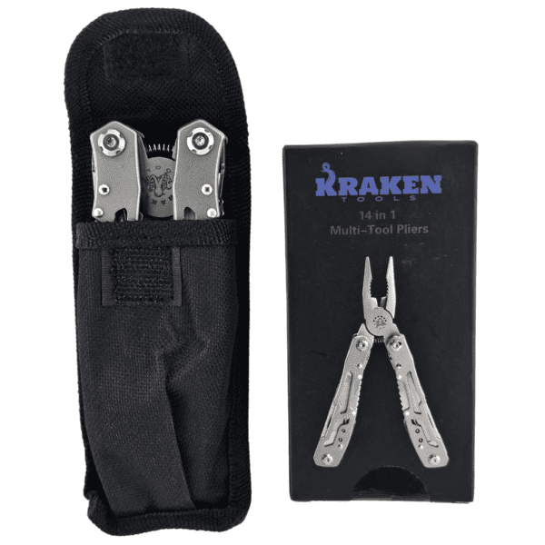 Kraken Tools 14-in-1 Stainless Steel Multi-Tool Pliers - Image 3