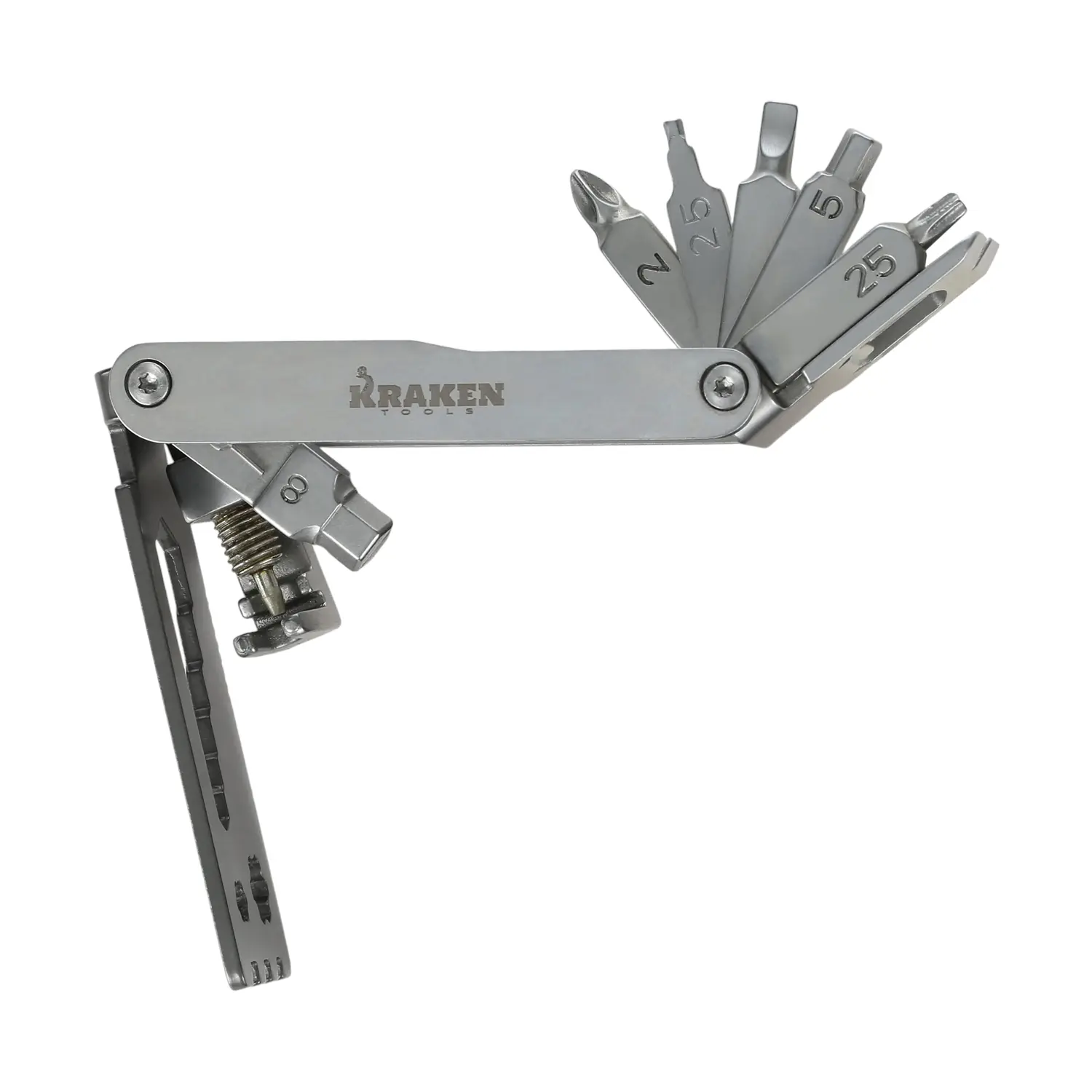 17-in-1 Stainless Steel Bicycle Multi-Tool | Kraken Tools